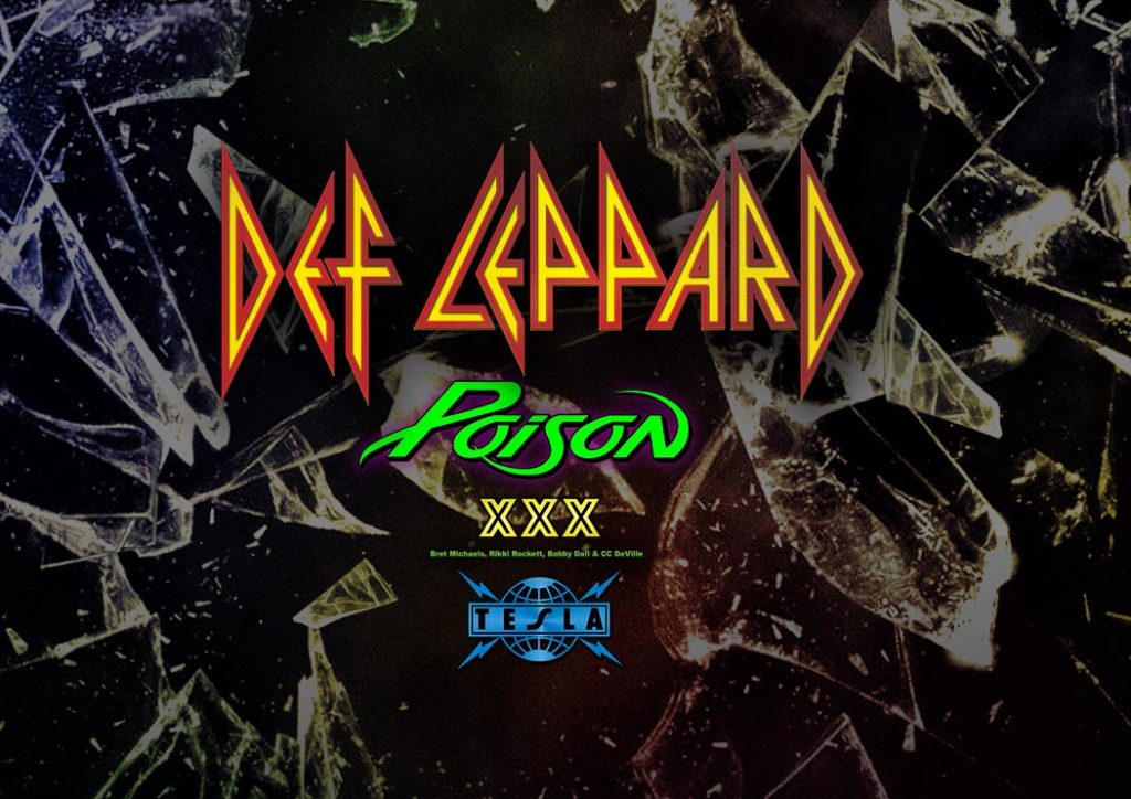 Def Leppard annunciano il tour con Poison e Tesla SLAM!